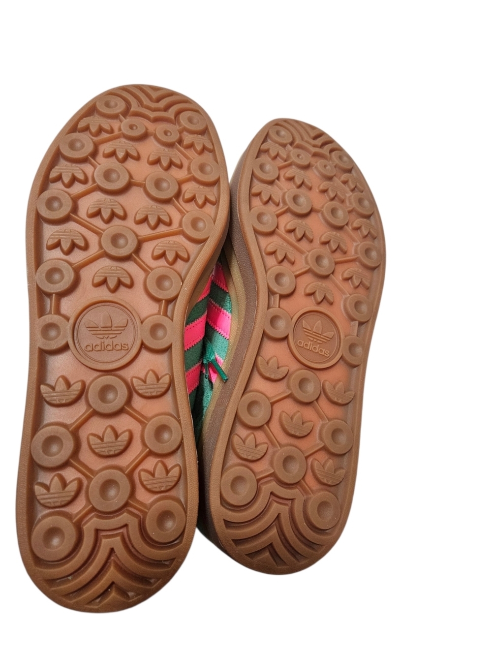 Adidas Gazelle Bold Platform Sneakers - Court Green/Pink Womens Size 8 NEW - Picture 5 of 8
